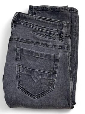 RARE VINTAGE DIESEL THOMMER Slim Skinny Grey Jeans Men’s W28 L30 0859X Stretch